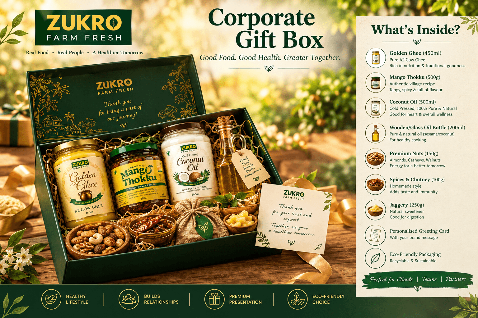 Zukro Premium Corporate and Festive Gift Box