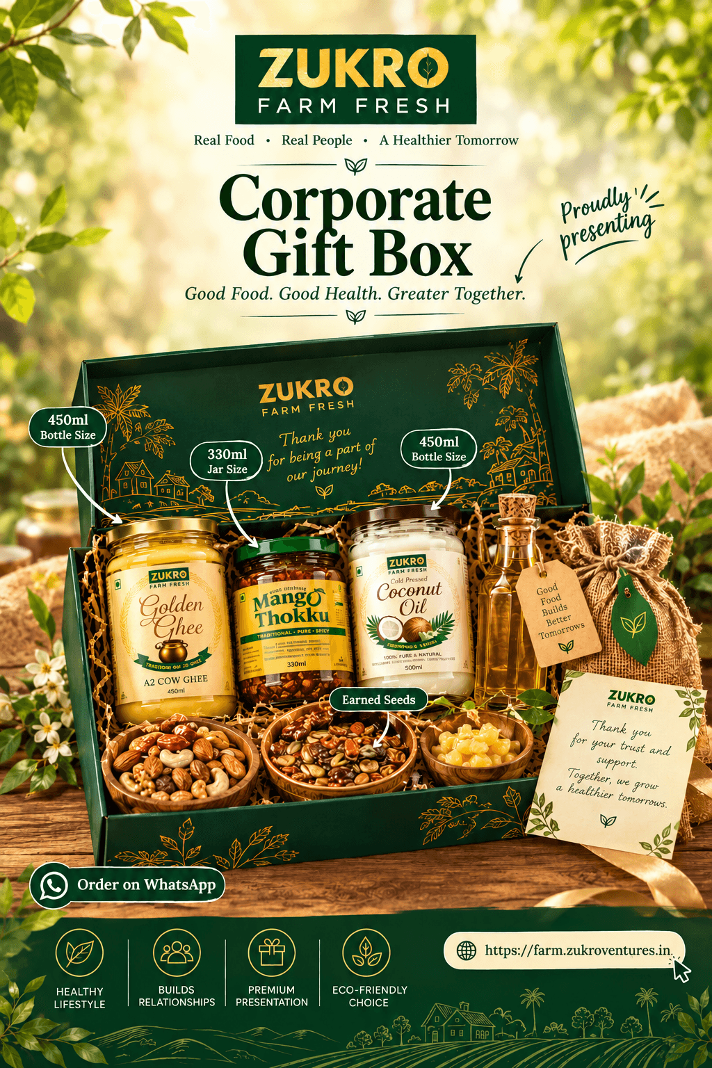 Cold Pressed Wellness Duo Gift Box
