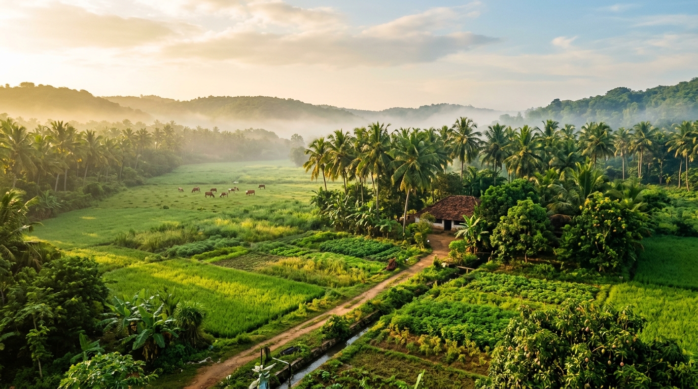Zukro Farm Fresh - Lush Farm Landscape